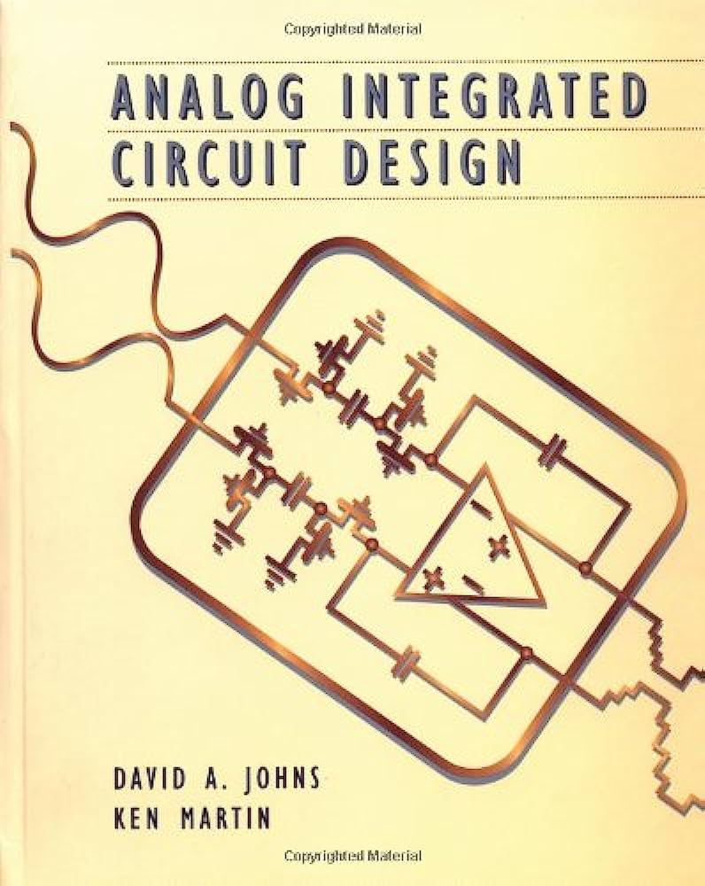 Cover ANALOG INTEGRATED CIRCUIT DESIGN / David J Johns dan Ken Martin