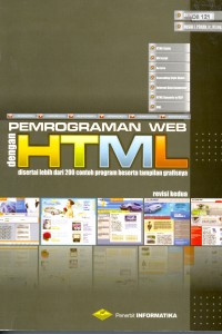Cover PEMROGRAMAN WEB DENGAN HTML :  Revisi Kedua / Betha Sidik & Husni I. Pohan