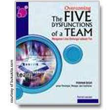Cover OVERCOMING THE FIVE DYSFUNCTIONS OF A TEAM :  Mengatasi Lima Disfungsi Sebuah Tim / Patrick Lencioni