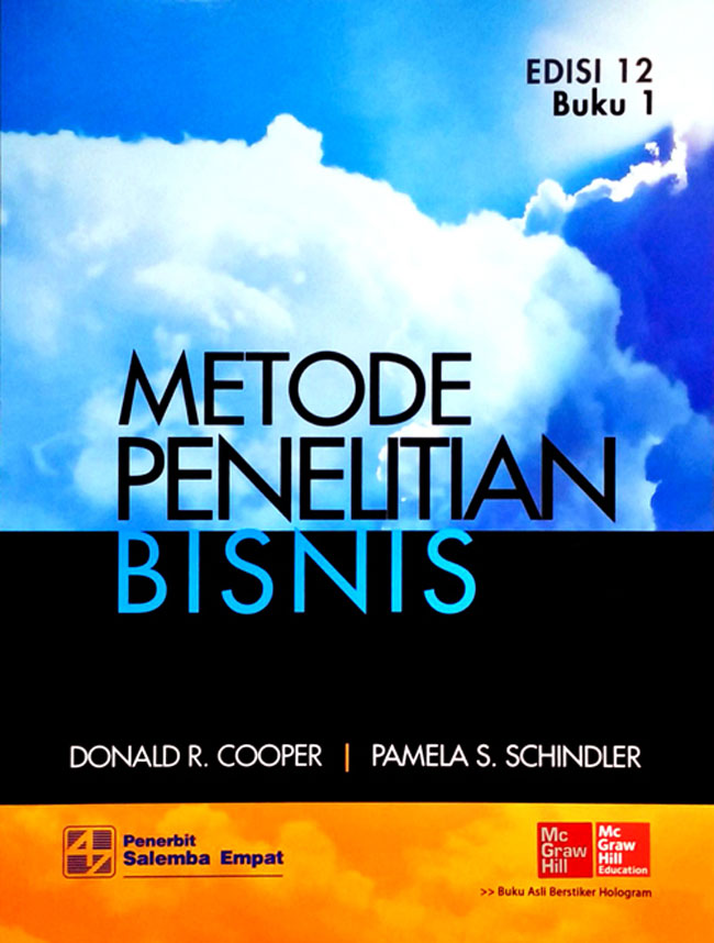 Cover METODE PENELITIAN BISNIS, Edisi 12 Buku 1 / Donald R. Cooper