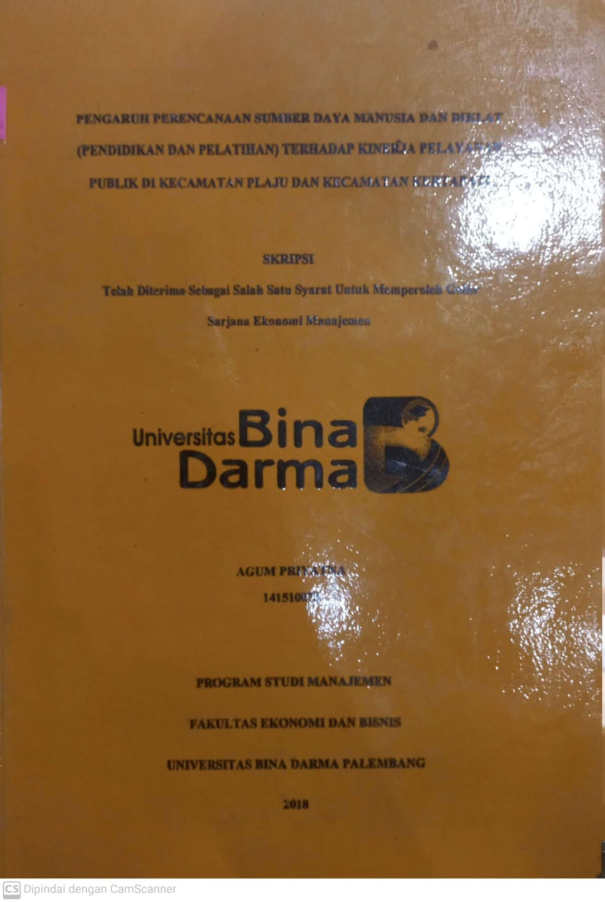 Cover PENGARUH KOMITMEN ORGANISASI TERHADAP KINERJA KARYAWAN PT.MITRA SEKAWAN SEJATI PALEMBANG / ADE APRILINI