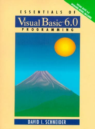 Cover ESSENTIALS OF VISUAL BASIC 6.0 PROGRAMMING / David I. Schneider