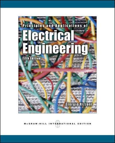 Cover PRINCIPLES AND APPLICATIONS OF ELECTRICAL ENGINEERING / Giorgio Rizzoni