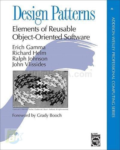 Cover DESIGN PATTERNS :  Elements Of Reusable Object-Oriented Software / Erich Gamma