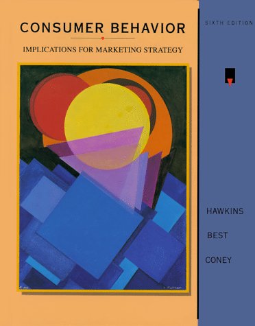 Cover CONSUMER BEHAVIOR :  Implications For Marketing Strategy / Del I. Hawkins