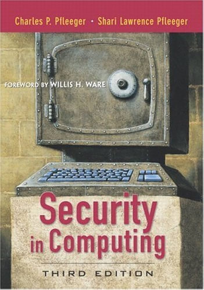 Cover SECURITY IN COMPUTING / Charles P. Pfleeger