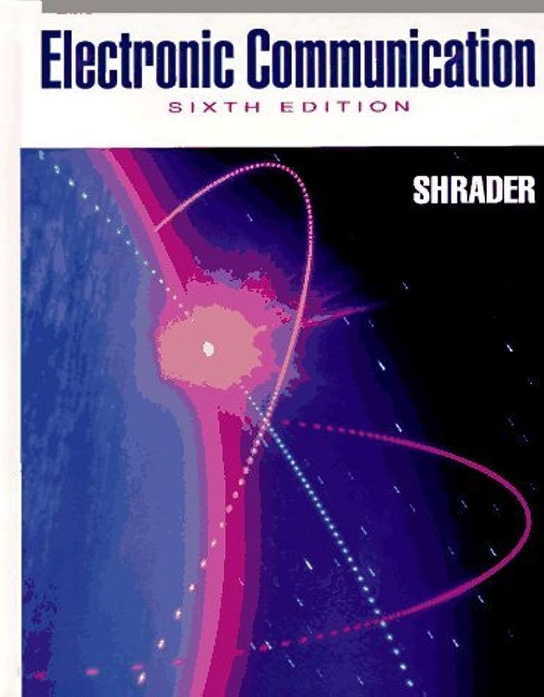 Cover ELECTRONIC COMMUNICATION / Robert L Shrader
