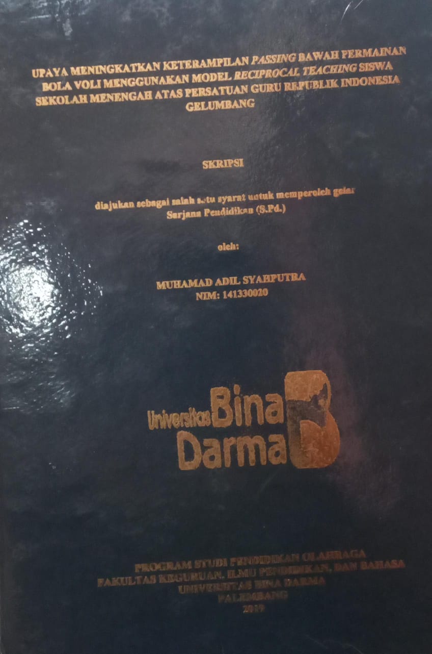 Cover EFEKTIVITAS LATIHAN MEDICANE BALL THROW DAN PUSH UP DALAM KEMAMPUAN LEMPARAN KEDALAM SISWA PESERTA EKSTRAKULIKULER SEPAK BOLA SEKOLAH MENENGAH ATAS NEGERI 1 PEDAMARAN / PUTROS GALI