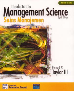 Cover SAINS MANAJEMEN, BUKU 1 :  Introduction to Management Science / Bernard W