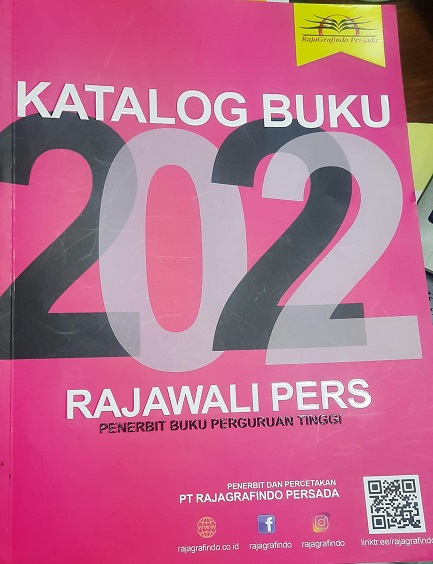 Cover Katalog Buku 2022 RajaWali Pers Penerbit Buku Perguruan Tinggi / Rajawali Pers