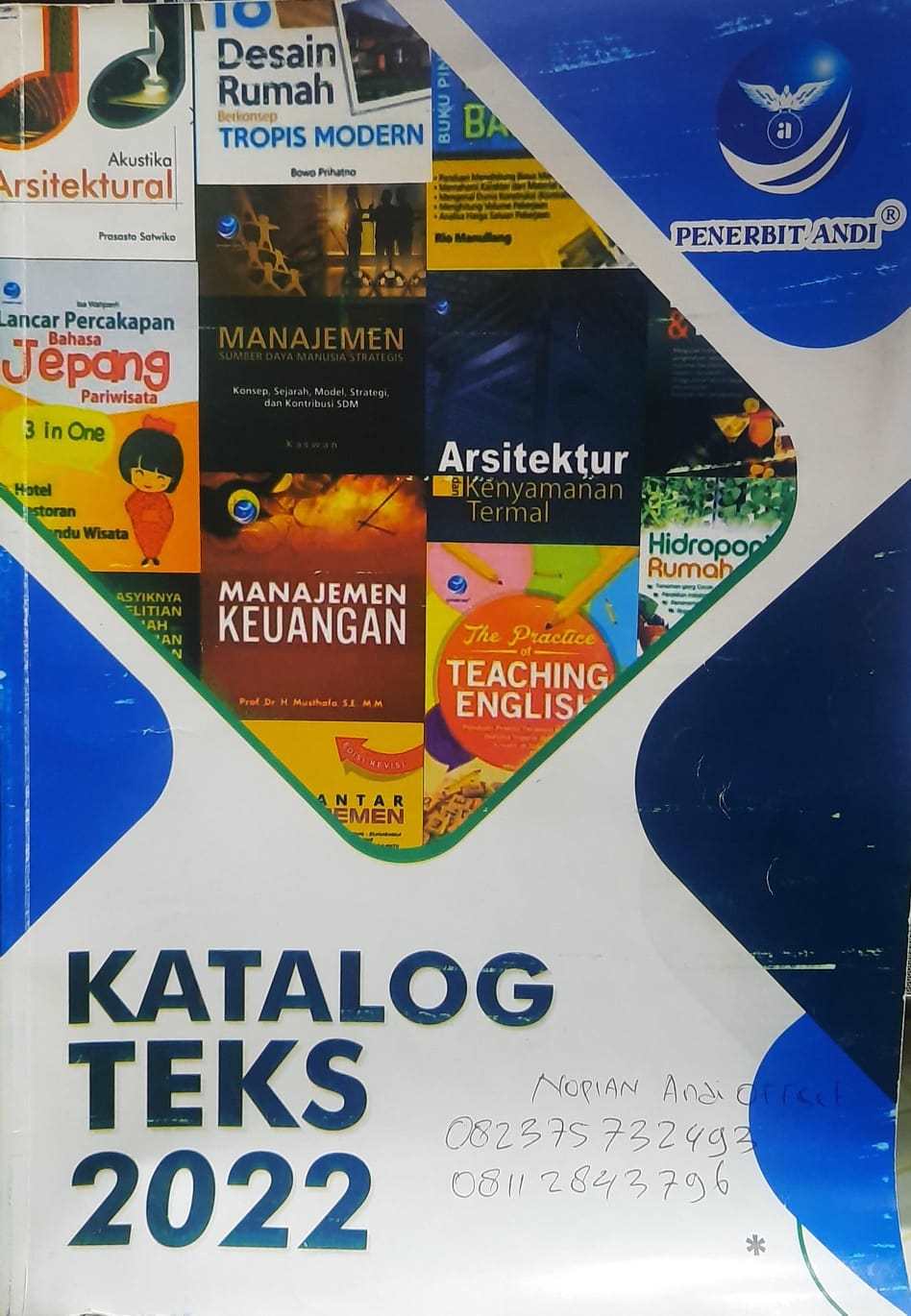 Cover Katalog Teks 2022 / Penerbit Andi