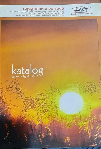 Cover Katalog Januari - Agustus 2012 / Rajagrafindo Persada