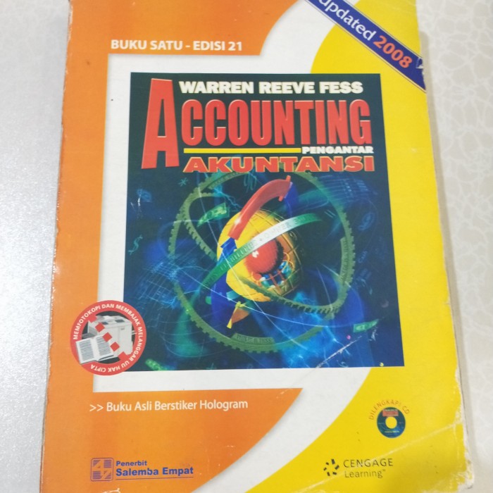 Cover PENGANTAR AKUNTANSI BUKU 1 :  Warren Reeve Fess Accounting / Carl S. Warren
