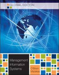 Cover MANAGEMENT INFORMATION SYSTEMS :  Global Edition / O'Brien Marakas