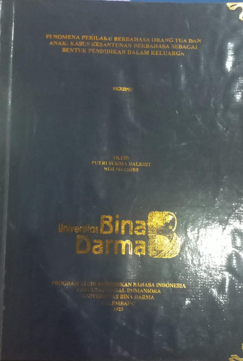 Cover FENOMENA PERILAKU BERBAHASA ORANG TUA DAN ANAK : KASUS KESANTUNAN BERBAHASA SEBAGAI BENTUK PENDIDIKAN DALAM KELUARGA / PUTRI SUKMA BALKIST