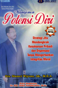Cover MANAJEMEN POTENSI DIRI / Slamet Wiyono