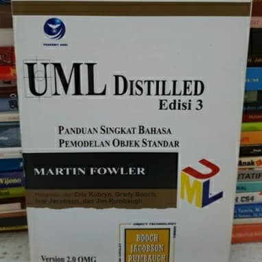 Cover PANDUAN SINGKAT BAHASA PEMODELAN OBJEK STANDAR :  UML Distilled Edisi 3 / Martin Fowler
