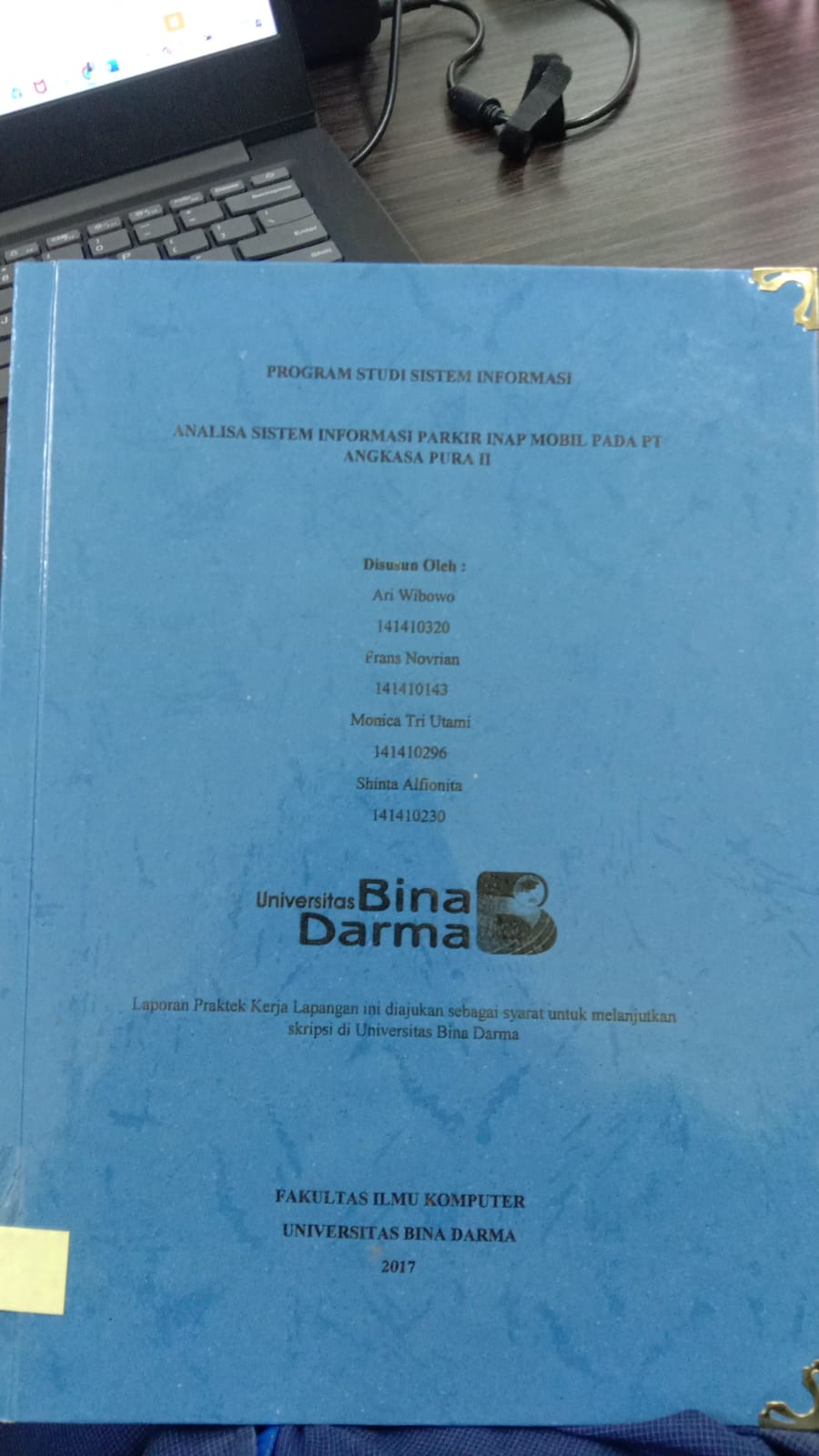 Cover ANALISIS SISTEM INFORMASI PARKIR INAP MOBIL PADA PT ANGKASA PURA II / Ari Wibowo, Fans Novarian, dkk
