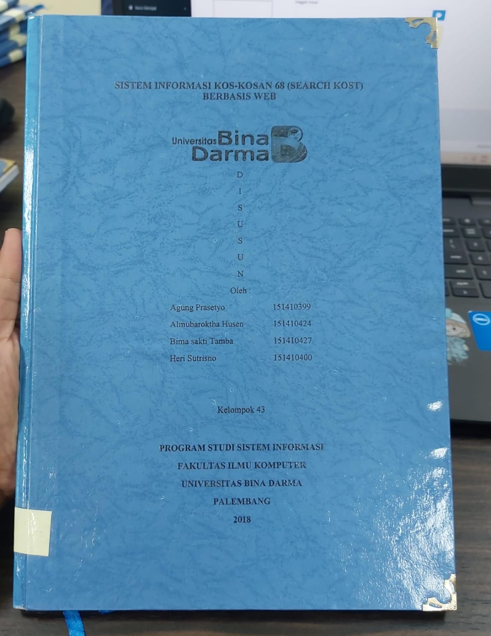 Cover SISTEM INFORMASI KOS-KOSAN 68 (SEARCH KOST) BERBASIS WEB / AGUNG PRASETYO