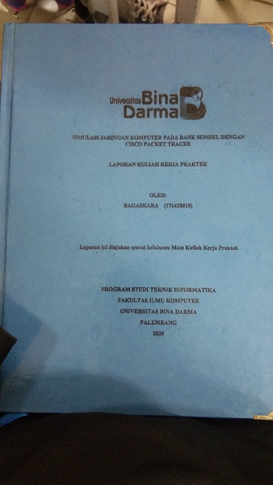 Cover SIMULASI JARINGAN KOMPUTER PADA BANK SUMSEL DENGAN CISCO PACKET TRACER / BAGASKARA