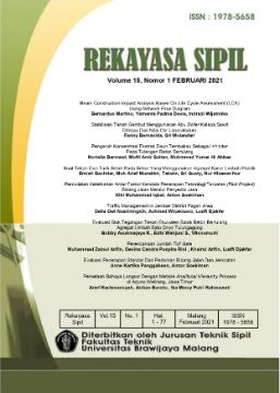 Cover REKAYASA SIPIL / Universitas Brawijaya Malang