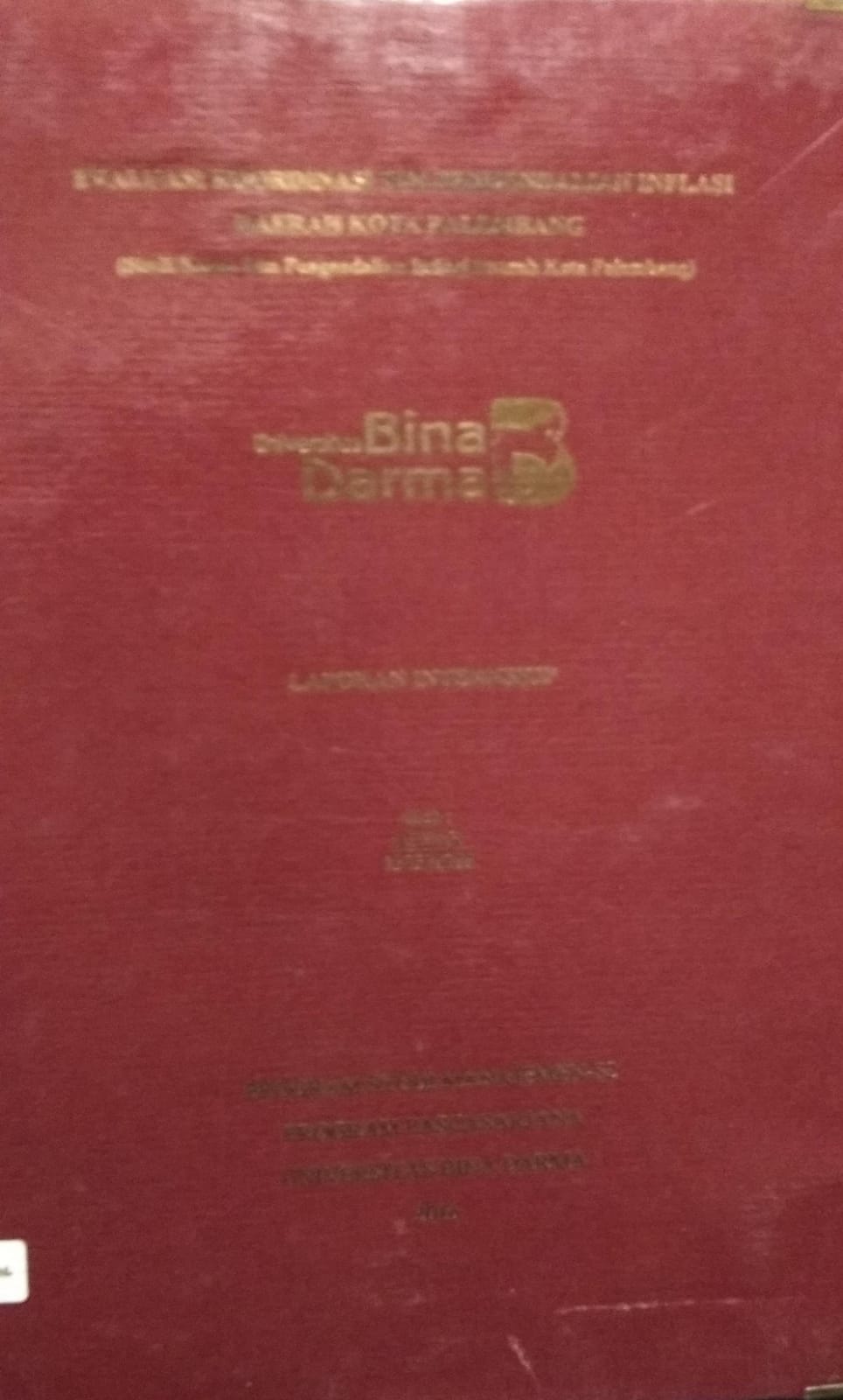 Cover EVALUASI KOORDINASI TIM PENGENDALIAN INFLASI DAERAH KOTA PALEMBANG :  (Studi Kasus Tim Pengendalian Inflasi Daerah Kota Palembang) / Azhar