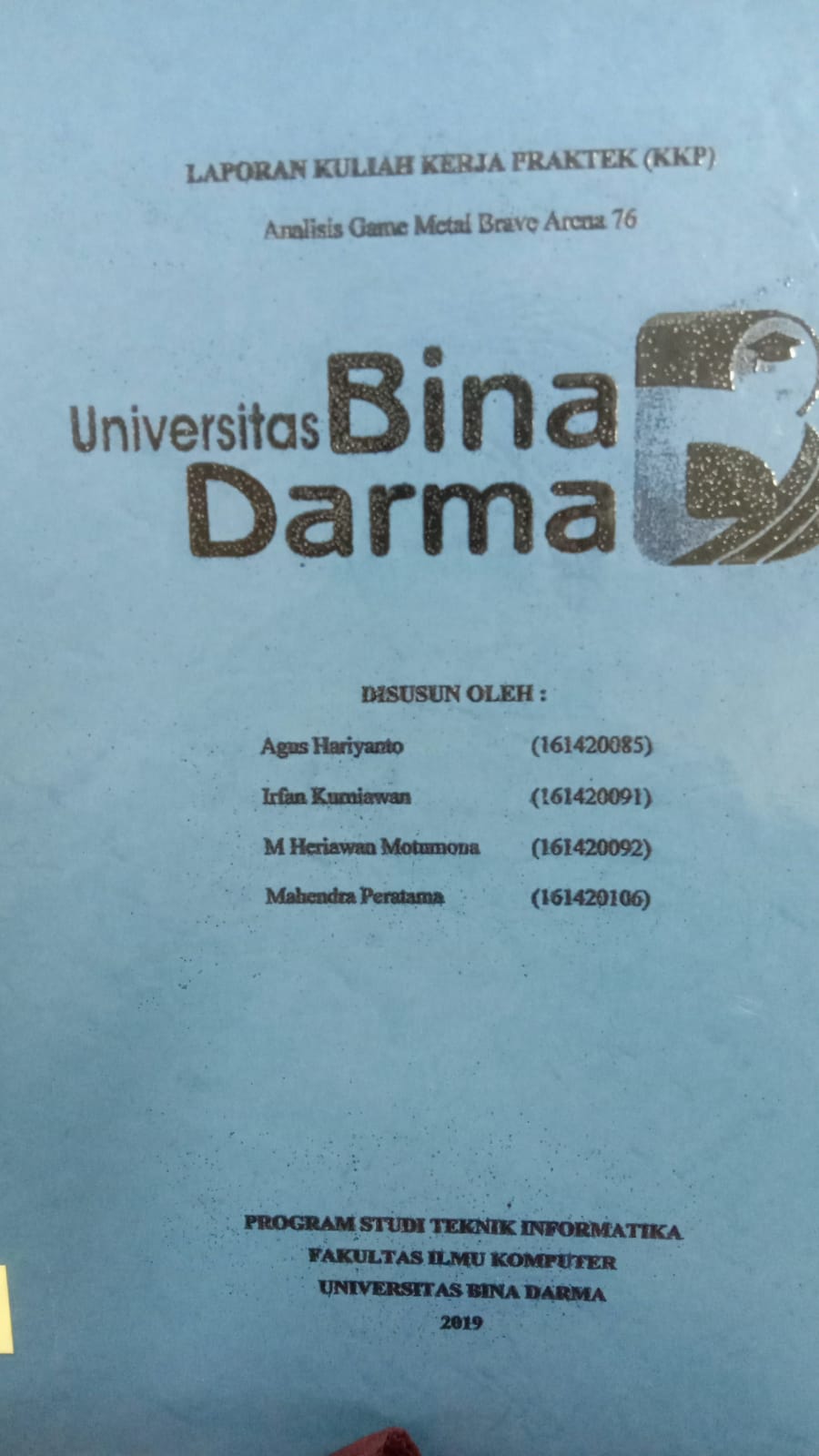 Cover ANALISIS GAME METAL BRAVE RENA 76 / AGUS HARIYANTO, IRFAN KURNIAWAN,dkk