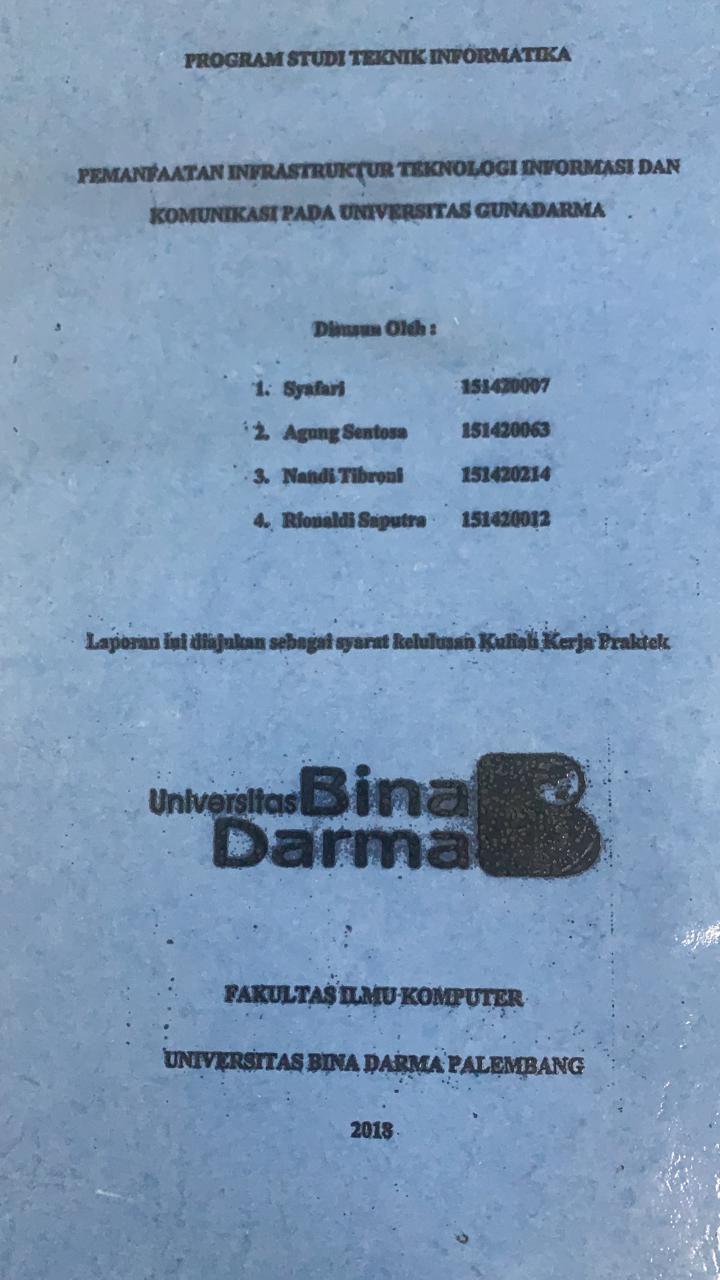 Cover PEMANFAATAN INSTRUKTUR TEKNOLOGI INFORMASI DAN KOMUNIKASI PADA UNIVERSITAS GUNADARMA / SYAFARI, DKK