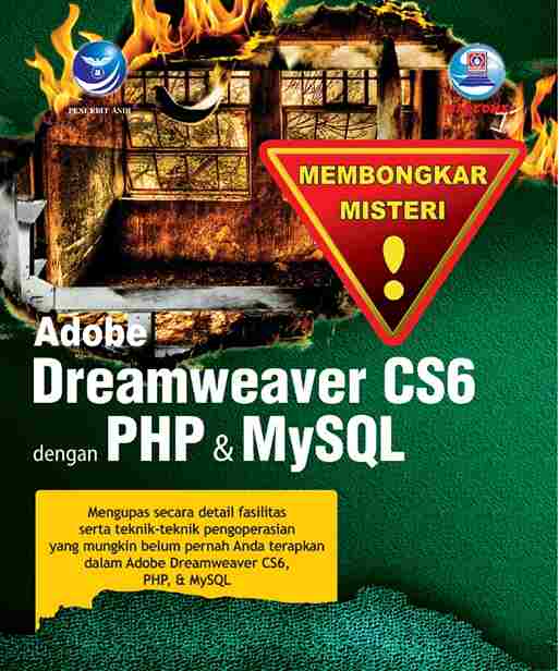 Cover MEMBONGKAR MISTERI ADOBE DREAMWEAVER CS6 DENGAN PHP & MYSQL / Madcoms Madiun