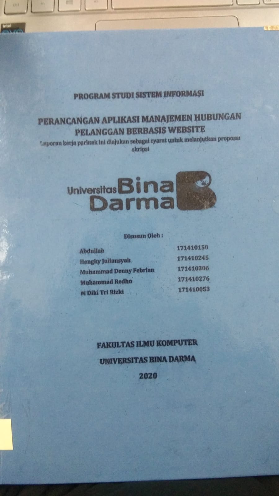 Cover PERANCANGAN APLIKASI MANAJEMEN HUBUNGAN PELANGGAN BERBASIS WEBSITE / ABDULLAH DKK