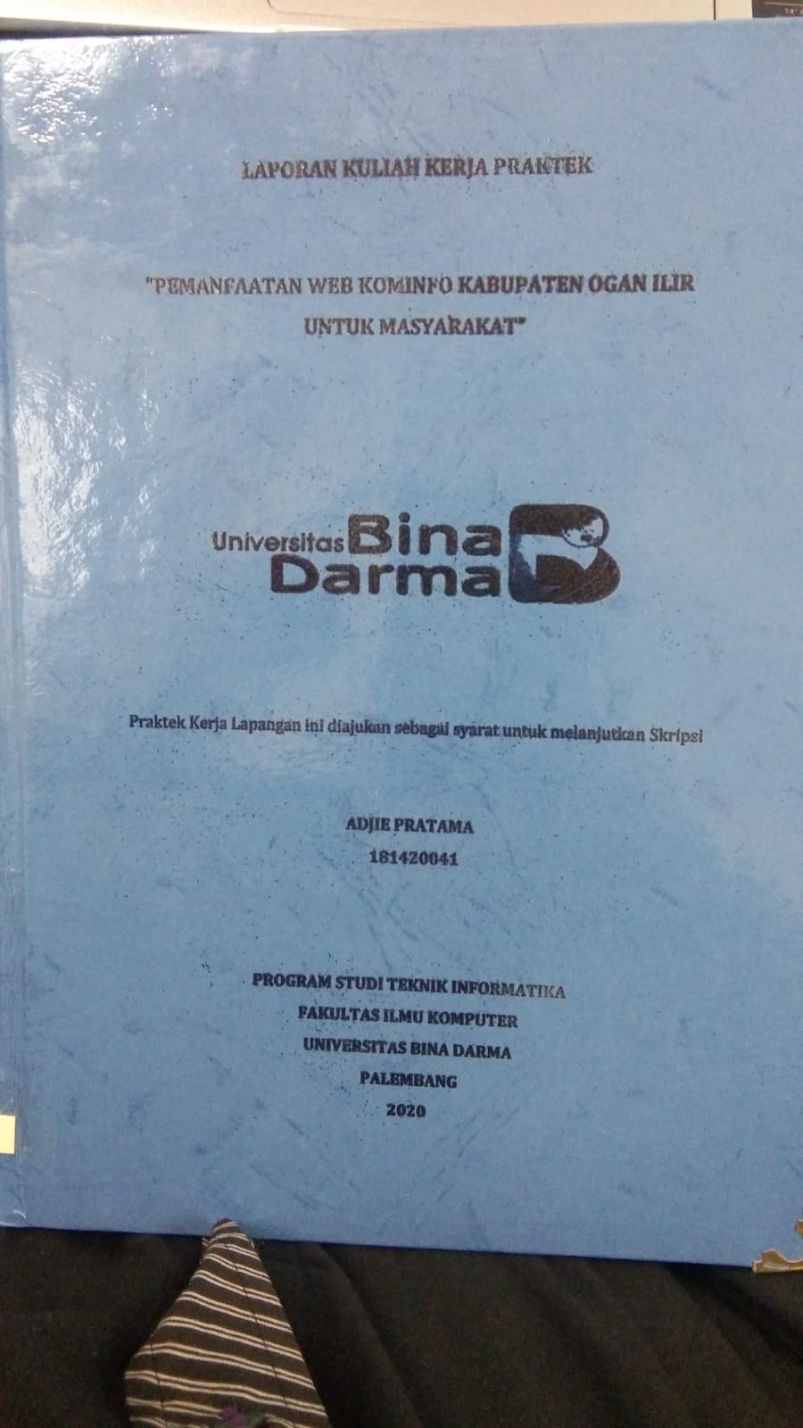 Cover PEMANFAATAN WEB KOMINFO KABUPATEN OGAN ILIR UNTUK MASYARAKAT / ADJIE PRATAMA