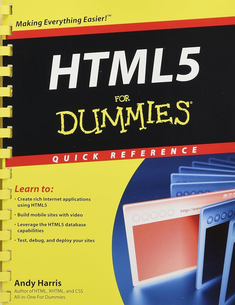 Cover HTML5 FOR DUMMIES :  Quick Reference / Andy Harris