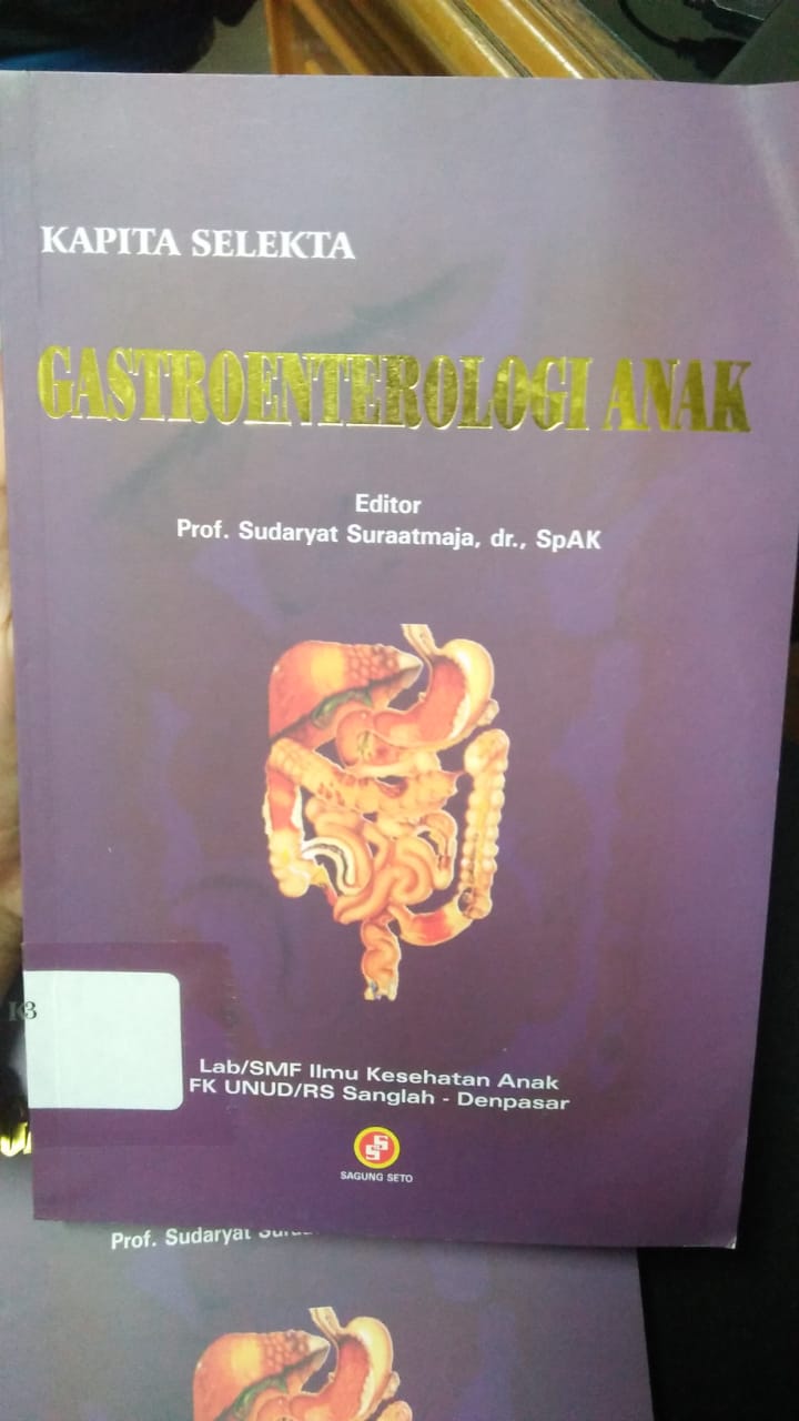 Cover GASTROENTEROLOGI ANAK / Sudaryat Suraatmaja