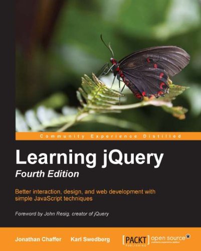 Cover LEARNING JQUERY / Jonathan Chaffer