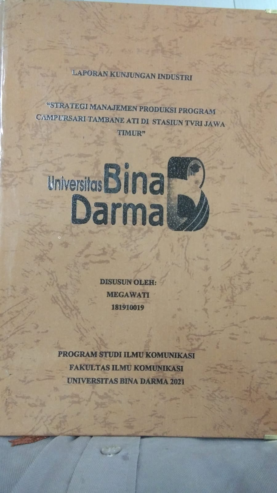 Cover STRATEGI MANAJEMEN PRODUKSI PROGRAM CAMPURSARI TAMBANE ATI DI STASIUN TVRI JAWA TIMUR / MEGAWATI