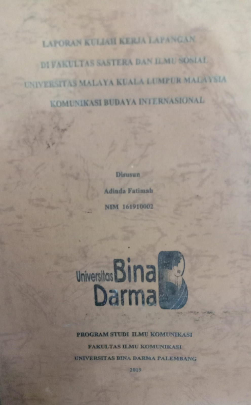Cover PENYAMPAIAN PRESS RELEASE HUMAS PEMPROV SUMSEL DALAM MENINGKATKAN CITRA POSITIF PEMERINTAH PROVINSI SUMATERA / DELIMA PURI ELISA