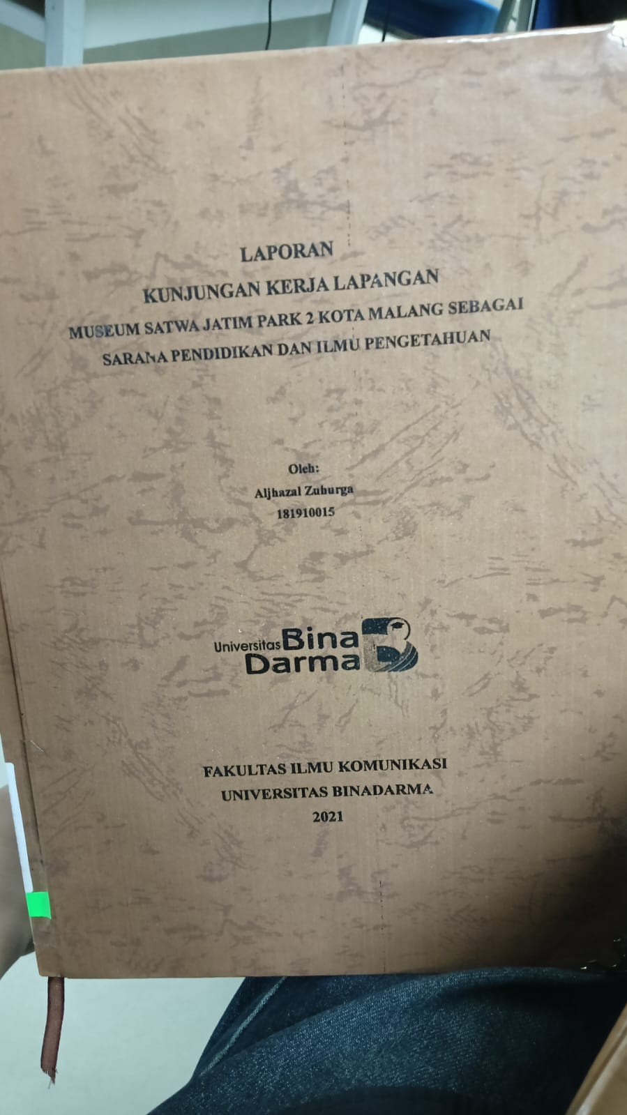 Cover MUSEUM SATWA JATIM PARK 2 KOTA MALANG SEBAGAI SARANA PENDIDIKAN DAN ILMU PENGETAHUAN / ALJHAZAL ZUHURGA