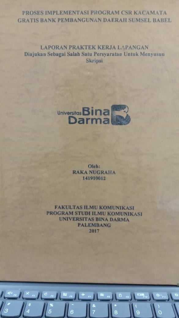Cover PROSES IMPLEMENTASI PROGRAM CSR KACAMATA GRATIS BANK PEMBANGUNAN DAERAH SUMSEL BABEL / RAKA  NUGRAHA