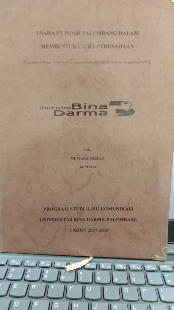 Cover USAHA PT PUSRI PALEMBANG DALAM MEMBENTUK CITRA PERUSAHAAN / MUTIARA SHELLA