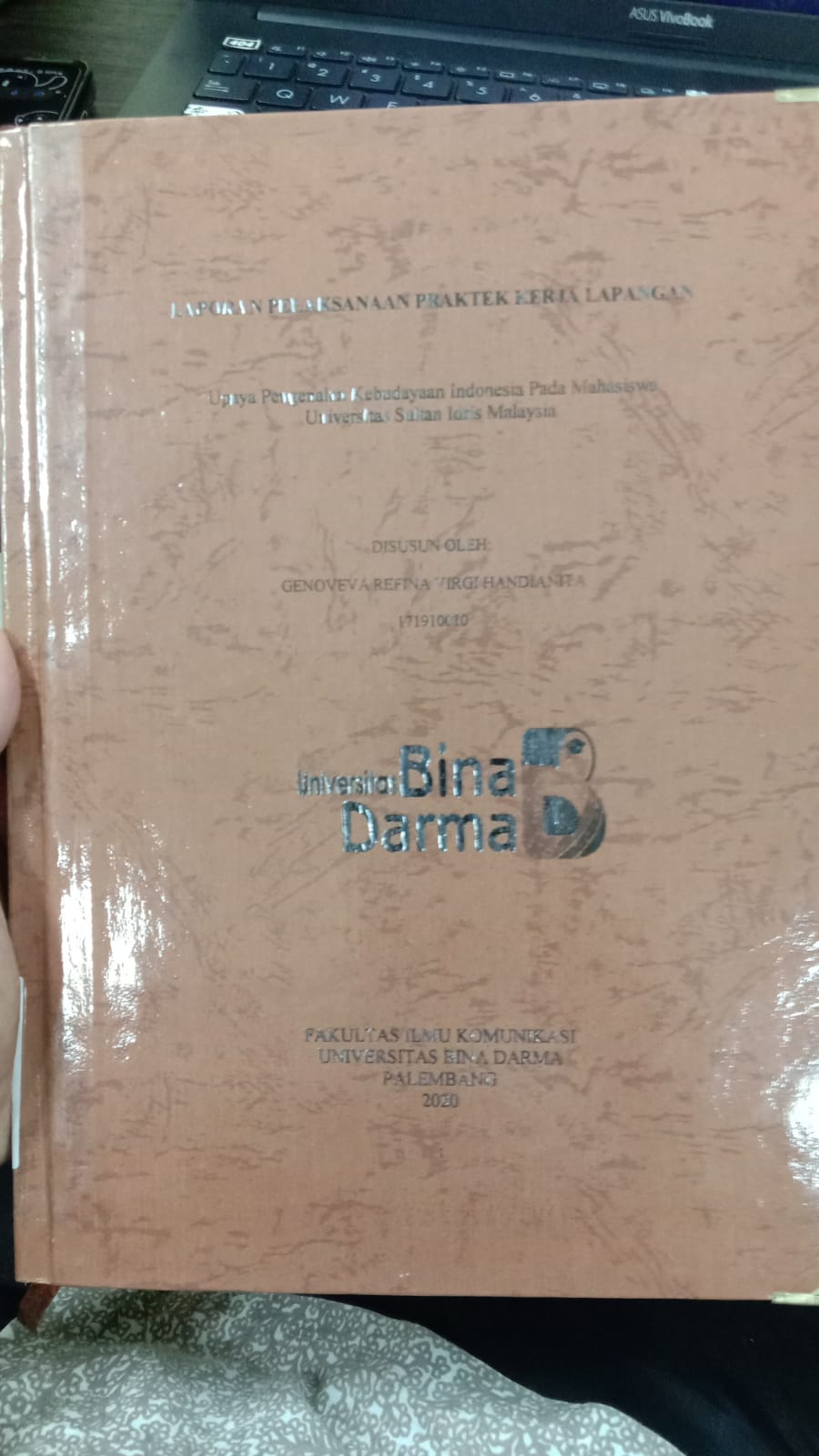 Cover UPAYA PENGENALAN KEBUDAYAAN INDONESIA PADA MAHASISWA UNIVERSITAS SULTAN IDRIS MALAYSIA / GENOVEVA REFINA VIRGI HANDIANITA