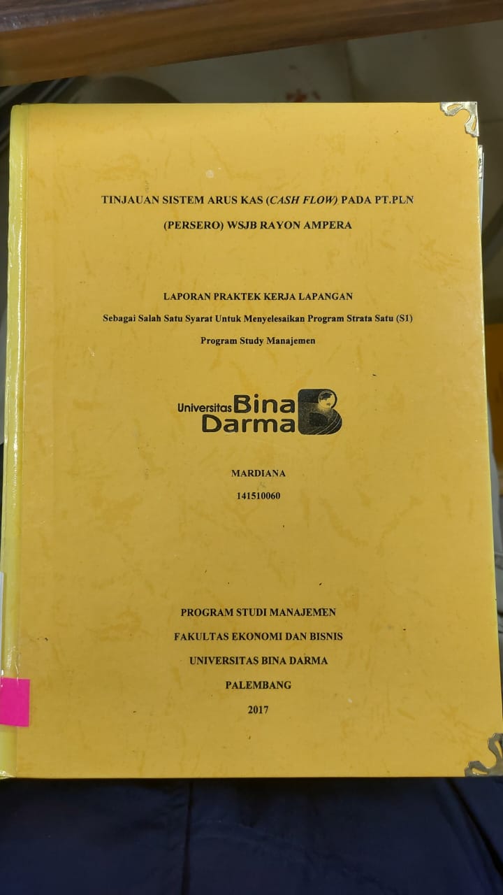 Cover TINJAUAN SISTEM ARUS KAS (CASH FLOW) PADA PT.PLN (PERSERO) WSJB RAYON AMPERA / MARDIANA