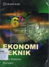 Cover EKONOMI TEKNIK / Agus Ristono & Puryani