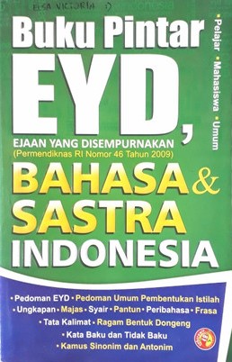 Cover BUKU PINTAR EYD, BAHASA & SASTRA INDONESIA / Cisca