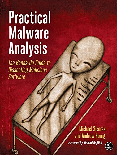 Cover PRACTICAL MALWARE ANALYSIS :  The Hands on Guide to Dissecting Malicious Software / Michael Sikorski dan Andrew Honig