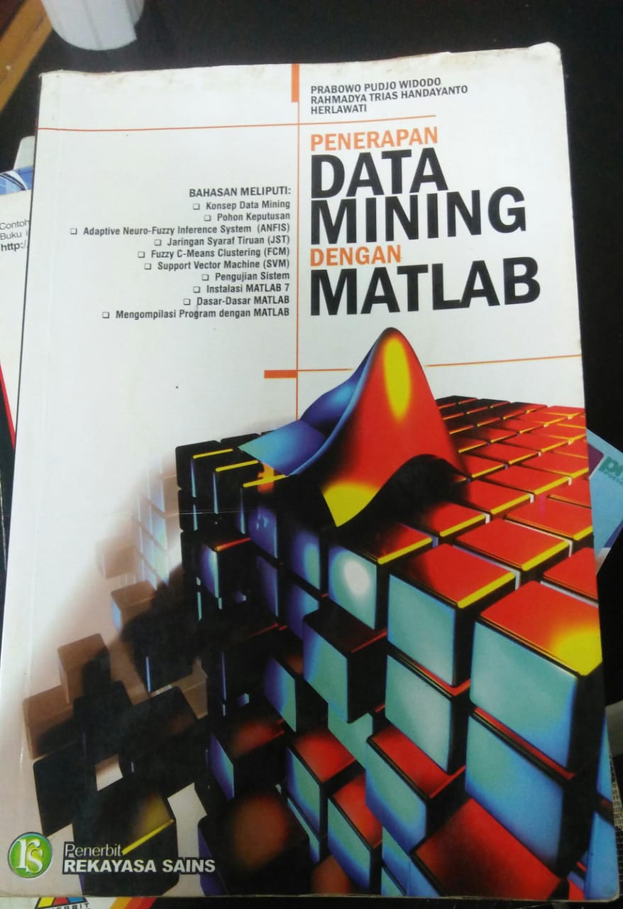 Cover PENERAPAN DATA MINING DENGAN MATLAB / Prabowo Pudjo Widodo