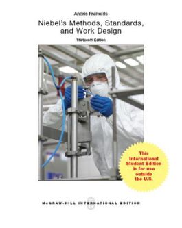 Cover NIEBEL'S METHODS, STANDARDS, AND WORK DESIGN / Andris Freivalds