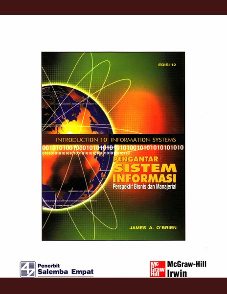 Cover PENGANTAR SISTEM INFORMASI :  Perspektif Bisnis dan Manajerial / James A. O'Brien