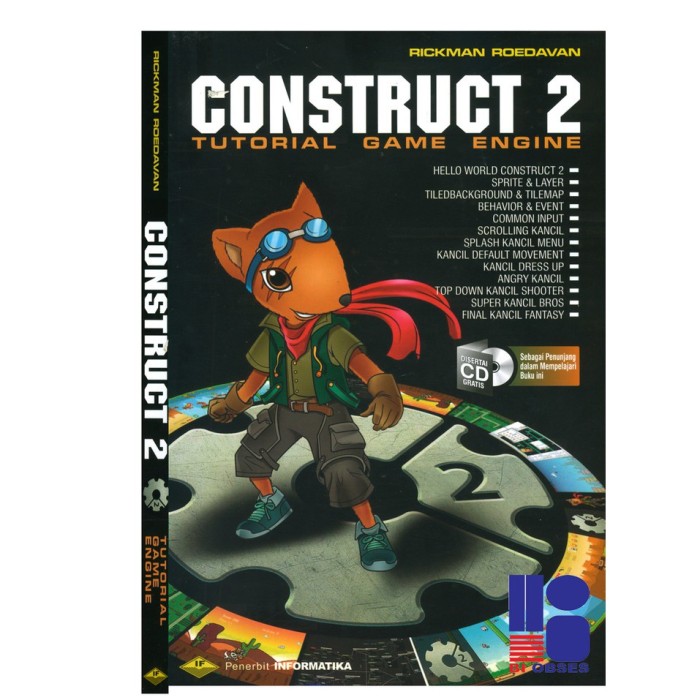 Cover Construct 2 :  Tutorial Game Engine / Rickman Roedavan