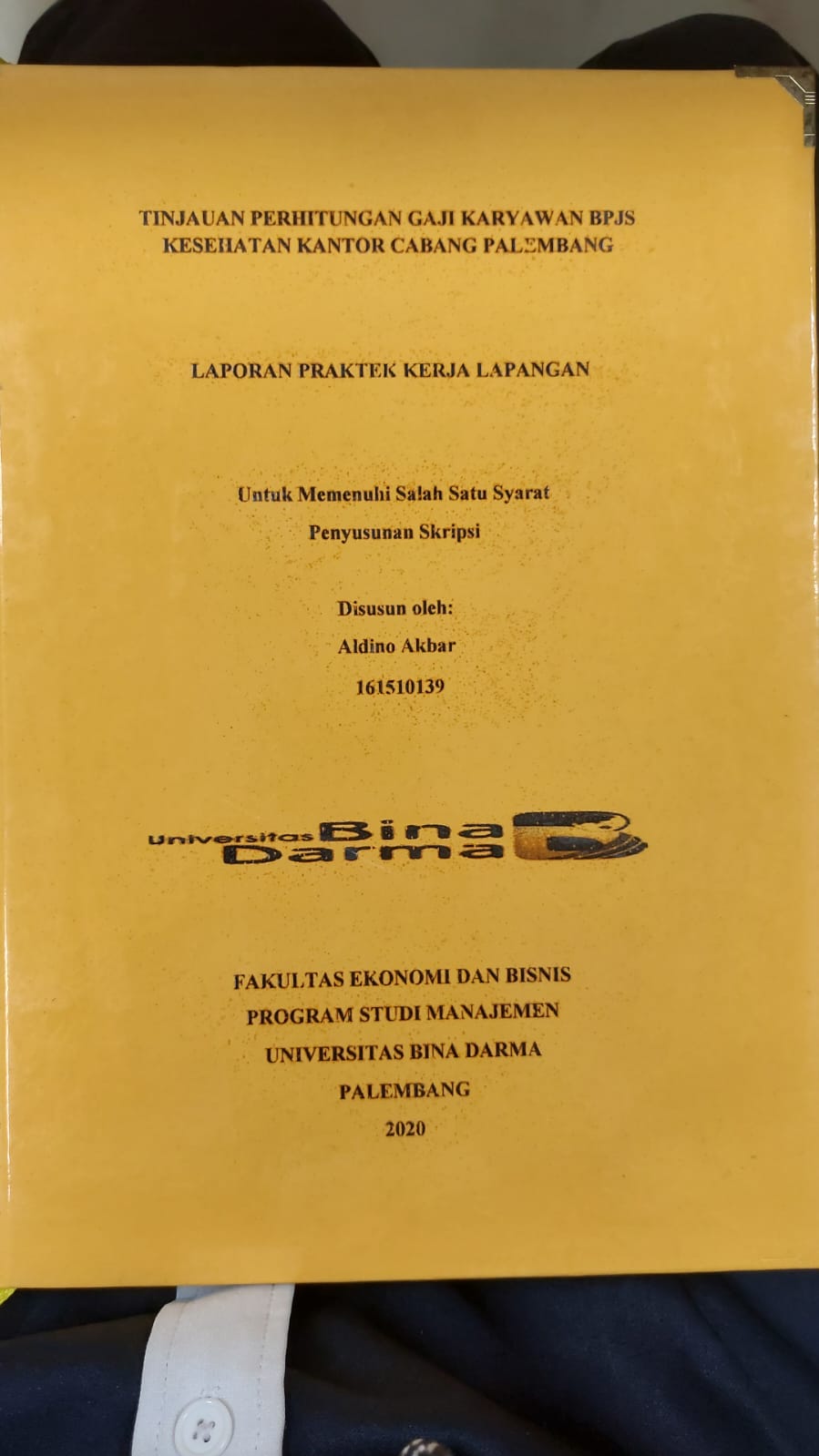 Cover TINJAUAN PERHITUNGANN GAJI KARYAWAN BPJS KESEHATAN KANTOR CABANG PALEMBANG / ALDINO AKBAR