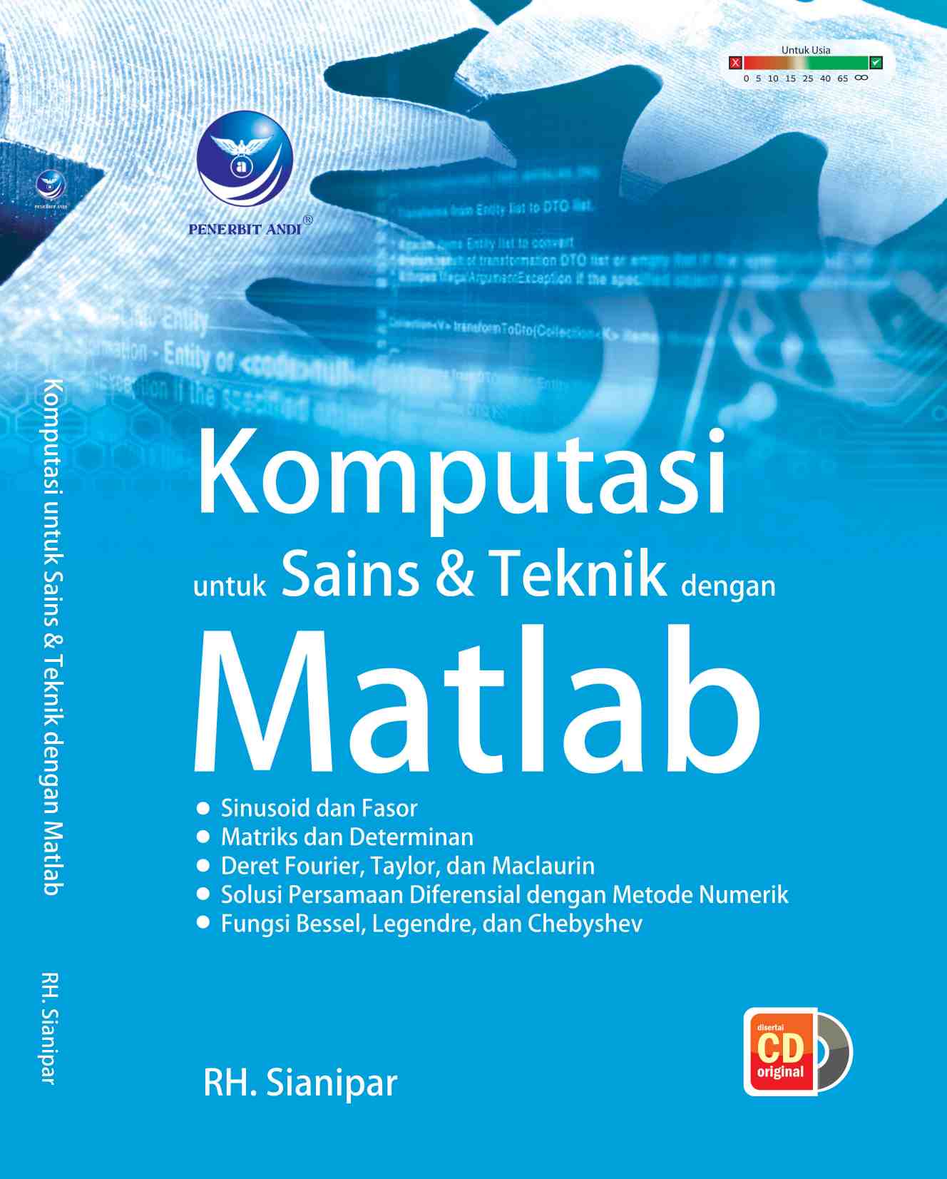 Cover Komputasi untuk Sains & Teknik dengan Matlab